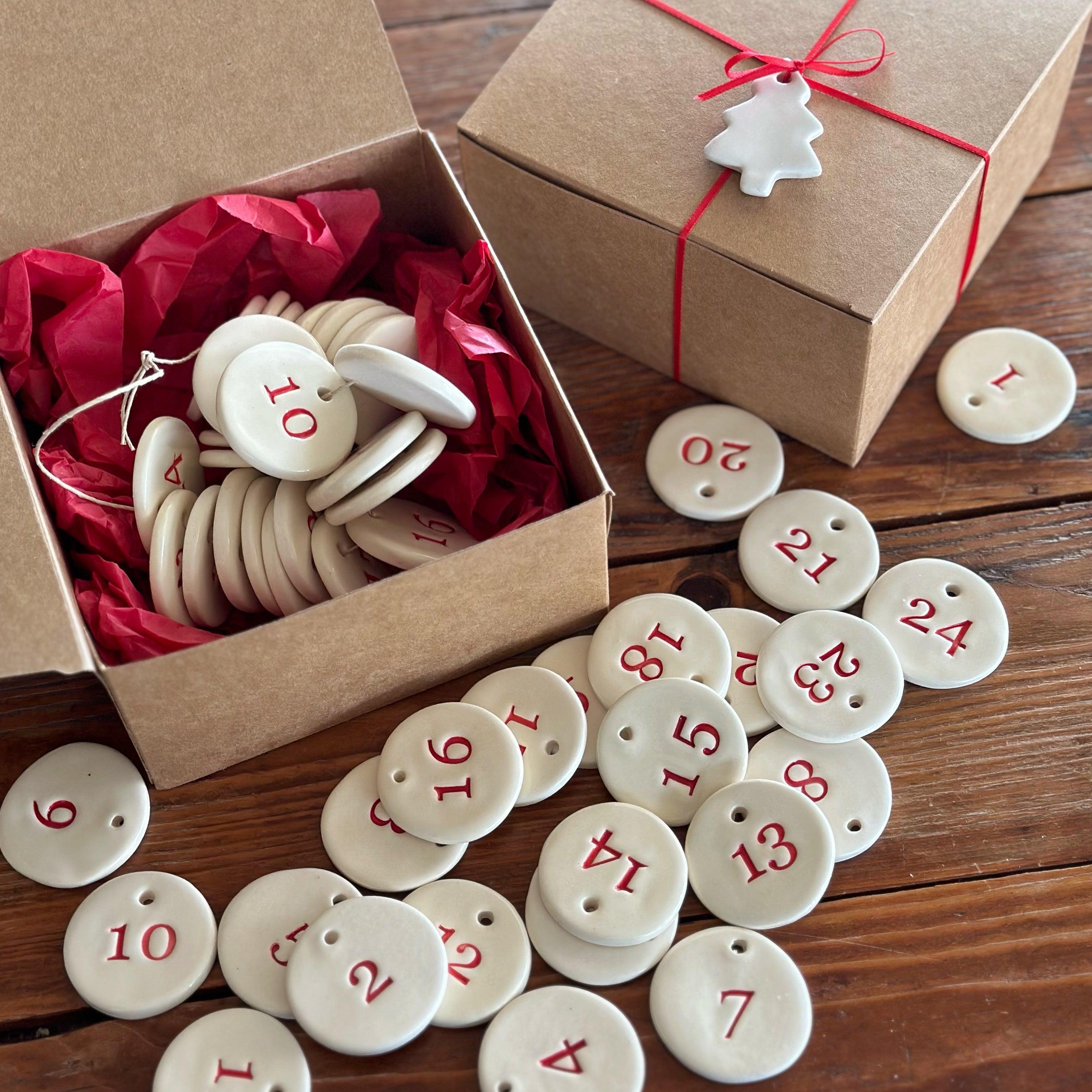 advent calendar ornaments set paper boat press advent calendar ornaments set paper boat press
