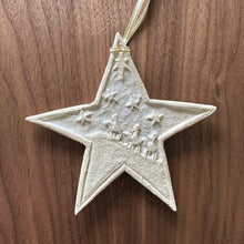 Load image into Gallery viewer, Jennifer Orland Carved Star ornaments