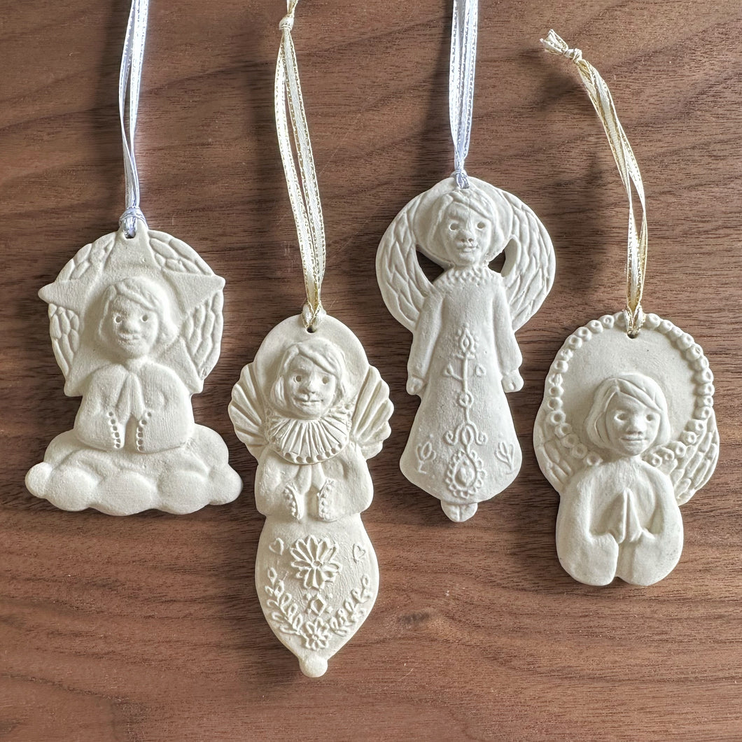 Jennifer Orland Small Angel ornaments