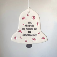 Load image into Gallery viewer, SET OF TWO fairytale of new york ceramic ornaments - the pogues