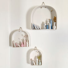 Load image into Gallery viewer, illy's wall arch bookshelf vases