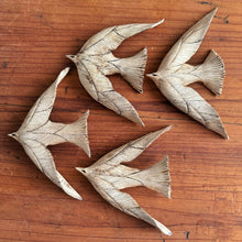 Load image into Gallery viewer, toshiko nakajima ceramic bird wall sculptures (large)