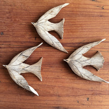 Load image into Gallery viewer, toshiko nakajima ceramic bird wall sculptures (large)