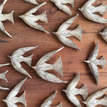 Load image into Gallery viewer, toshiko nakajima ceramic bird wall sculptures (medium)