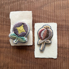 Load image into Gallery viewer, hand-embroidered brooches