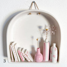 Load image into Gallery viewer, illy's wall arch bookshelf vases