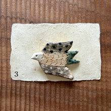 Load image into Gallery viewer, ceramic bird brooches