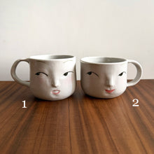 Load image into Gallery viewer, Dai Li Stoneware face mugs