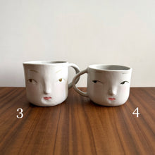 Load image into Gallery viewer, Dai Li Stoneware face mugs