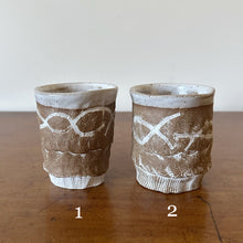 Load image into Gallery viewer, Naoko Rodgers tall cups brown