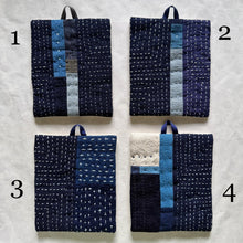 Load image into Gallery viewer, sashiko pot holders RECTANGLE