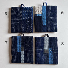 Load image into Gallery viewer, sashiko pot holders RECTANGLE