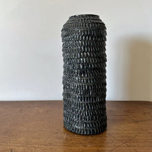 Load image into Gallery viewer, Jennifer Orland frill vase - black