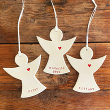 Load image into Gallery viewer, personalised angel ornament