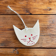 Load image into Gallery viewer, personalised cat ornament