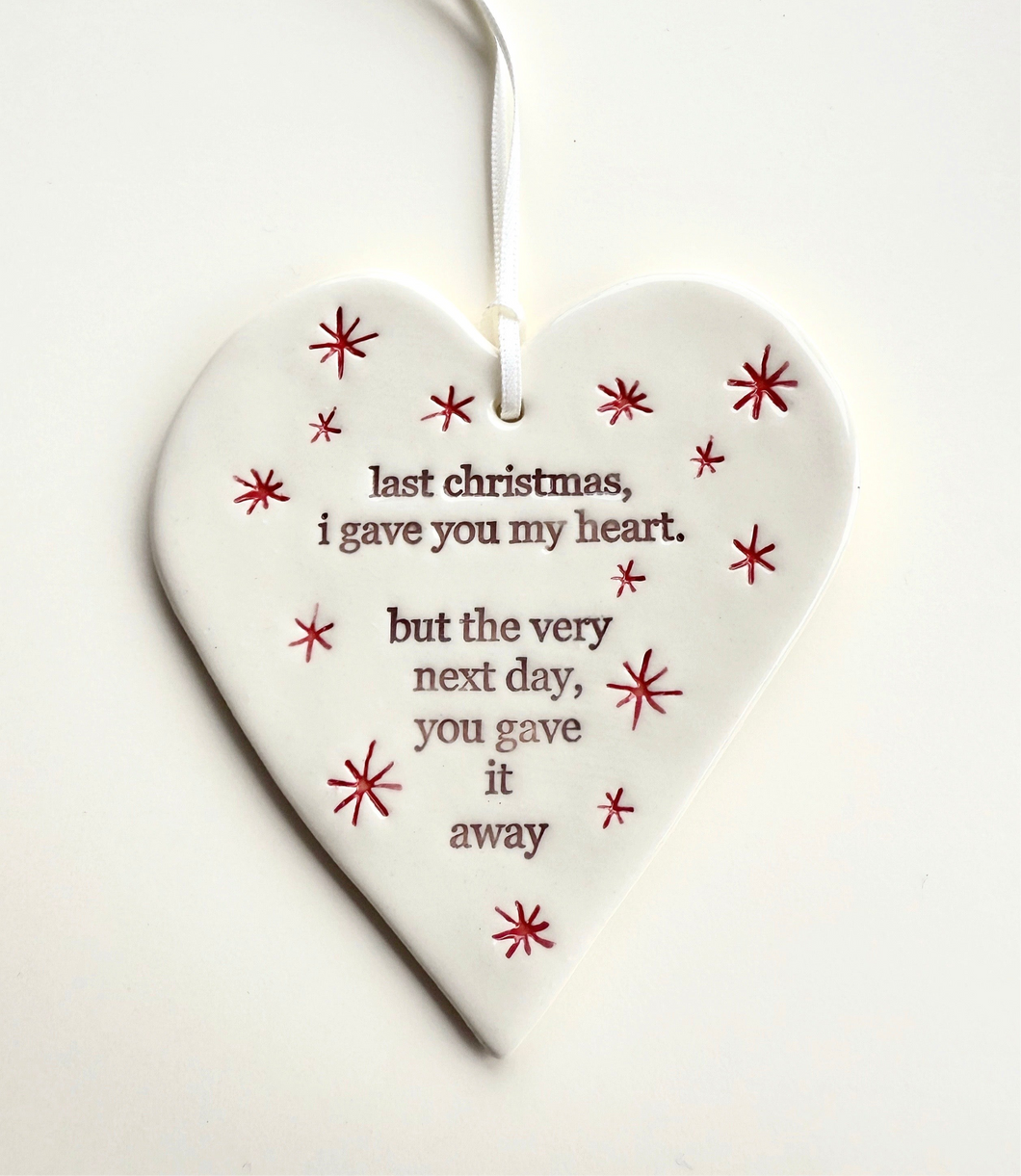 last christmas - WHAM george michael ornament
