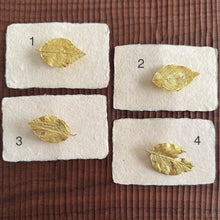 Load image into Gallery viewer, cherry blossom leaf brooch
