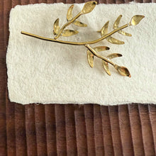 Load image into Gallery viewer, Brass branch Brooch
