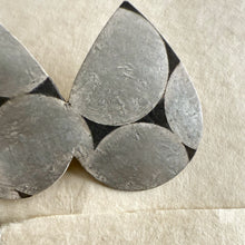 Load image into Gallery viewer, Brass and Silver abstract brooches
