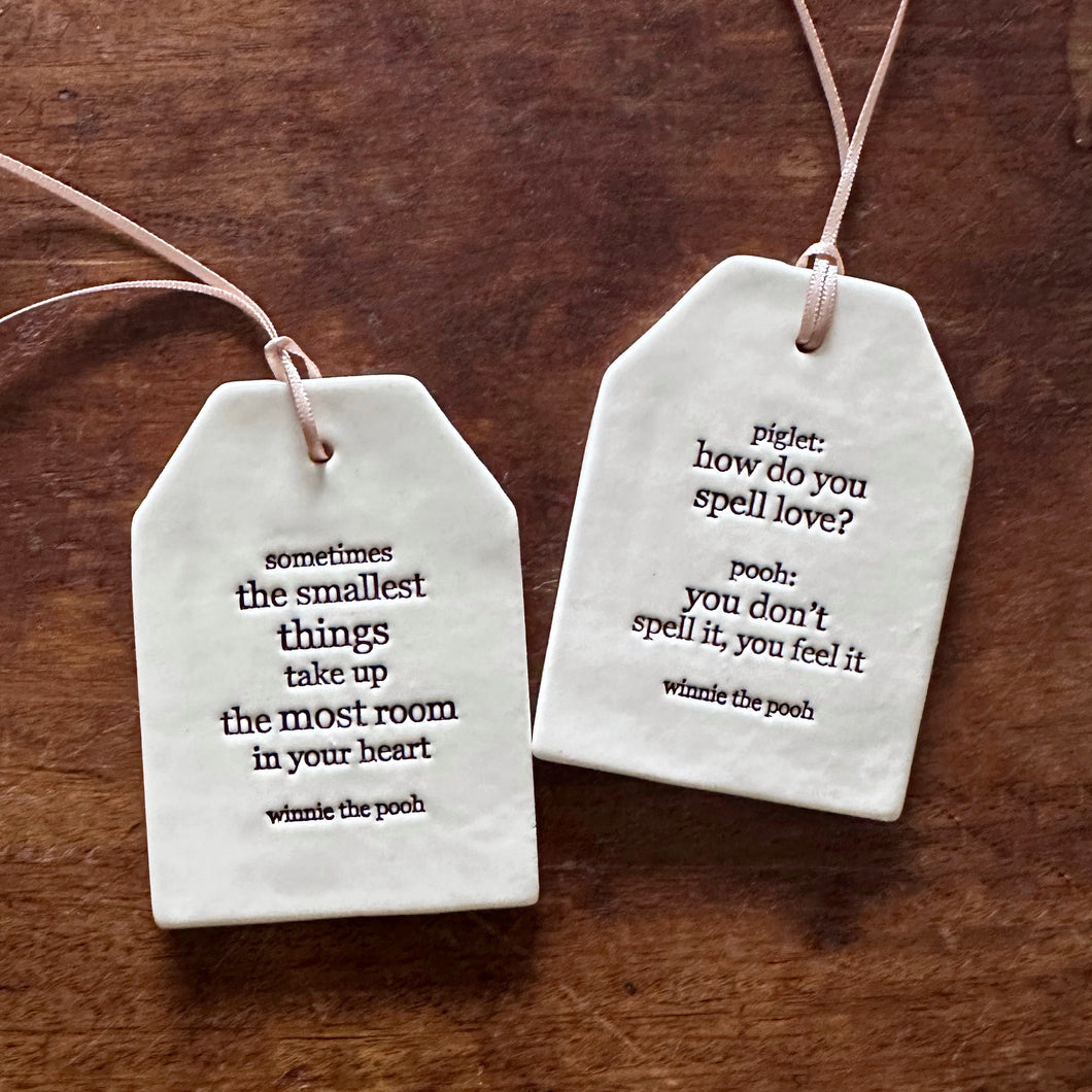 winnie the pooh, collection of quote tags