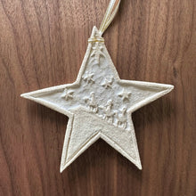Load image into Gallery viewer, Jennifer Orland Carved Star ornaments
