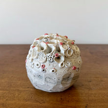 Load image into Gallery viewer, Katherine Wheeler coral bud vase/paperweight pink pearls 2
