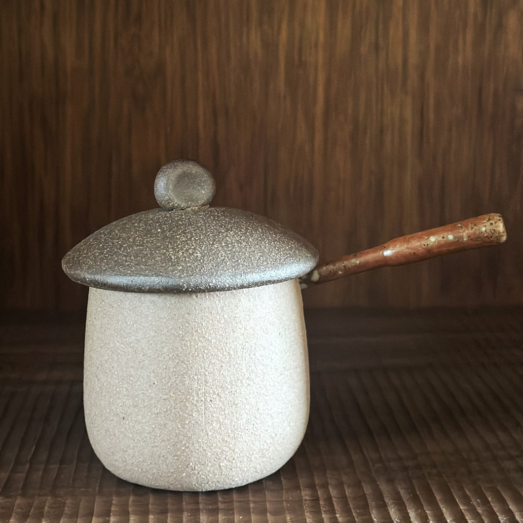 sugar pot with spoon