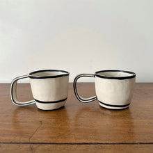 Load image into Gallery viewer, Naoko Rodgers black &amp; white outline cups
