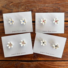 Load image into Gallery viewer, daisy stud earrings - last pairs
