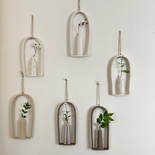 Load image into Gallery viewer, illy&#39;s wall arch frame hanging vase - medium
