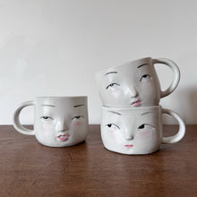 Load image into Gallery viewer, Dai Li Stoneware face cup
