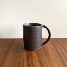 Load image into Gallery viewer, cylinder porcelain mug - black
