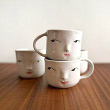 Load image into Gallery viewer, Dai Li Stoneware face mugs
