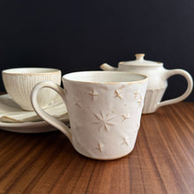 Load image into Gallery viewer, mashiko constellation mug - white
