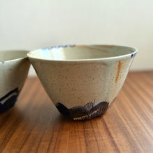 Load image into Gallery viewer, Laura Pascoe small bowl - dark blue/stone
