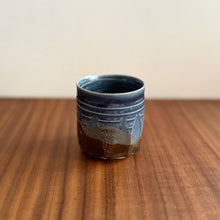 Load image into Gallery viewer, Laura Pascoe cup - blue/brown
