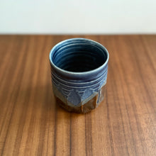 Load image into Gallery viewer, Laura Pascoe cup - blue/brown
