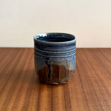 Load image into Gallery viewer, Laura Pascoe cup - blue/brown
