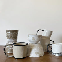 Load image into Gallery viewer, Naoko Rodgers cream outline cup
