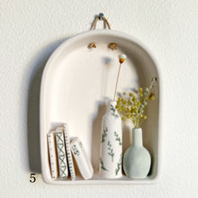 Load image into Gallery viewer, illy's wall arch bookshelf vases
