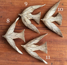 Load image into Gallery viewer, toshiko nakajima ceramic bird wall sculptures (large)
