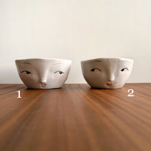 Load image into Gallery viewer, Dai Li Stoneware face bowls
