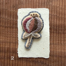 Load image into Gallery viewer, hand-embroidered brooches
