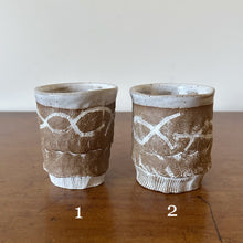 Load image into Gallery viewer, Naoko Rodgers tall cups brown
