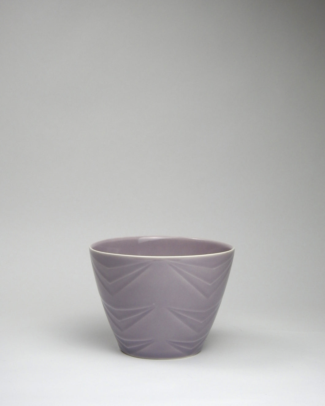 small mauve grey purple bowl