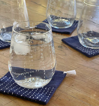 Load image into Gallery viewer, sashiko coaster set of 4

