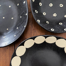 Load image into Gallery viewer, japanese black &amp; cream ceramic - medium square dish
