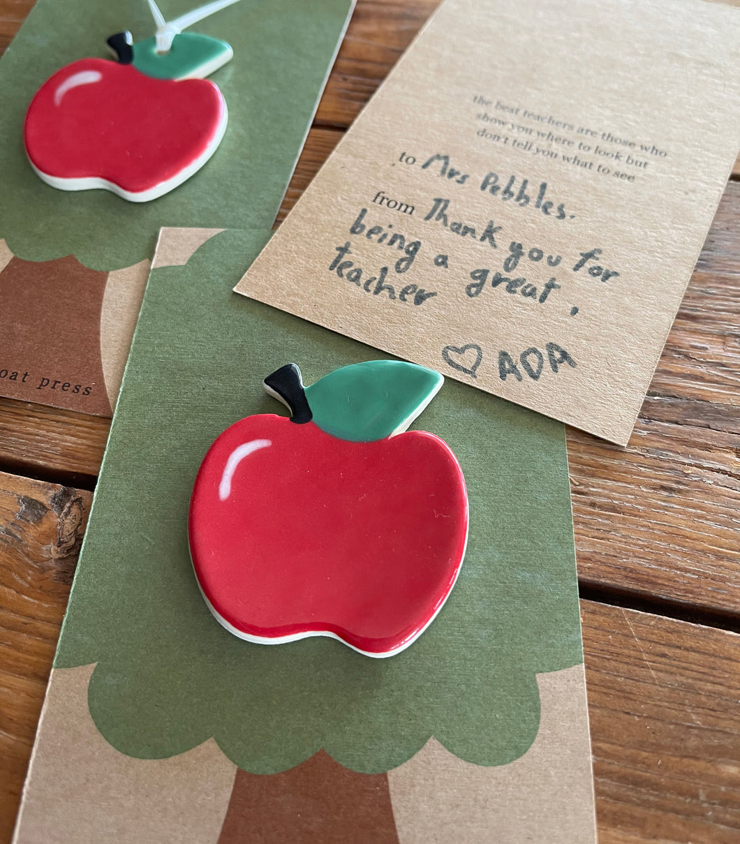 teacher gift - apple