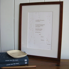 Load image into Gallery viewer, limited edition letterpress print - our home
